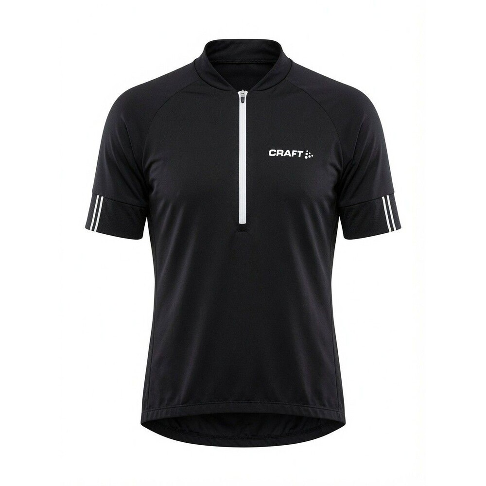Craft Essence Cycling Jersey 1/4 Zip S/S Performance Womens Sz XL Black White EU